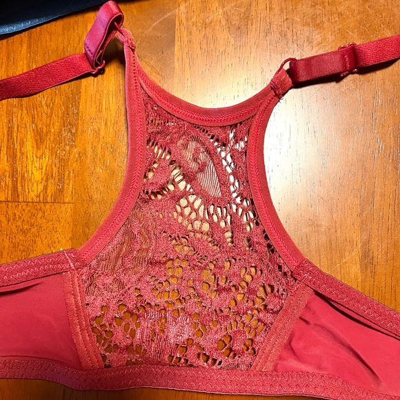 3 PIECE Underwire Front Closure Racer Back Women's Bra Set; 40C - Picture 3 of 5